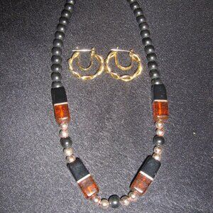 Vintage Necklace And Earrings. $5.00 AS AN ADD ON